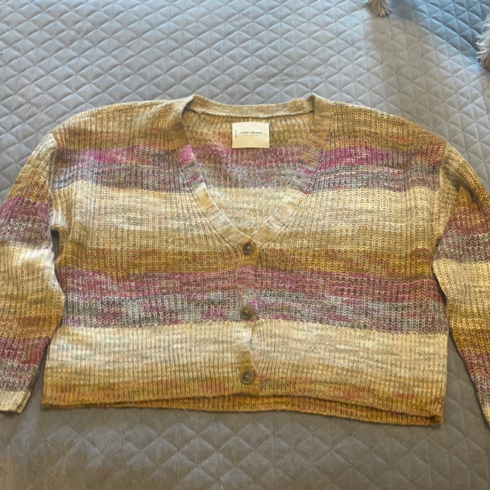 BNWOT Lucky Brand crop top sweater